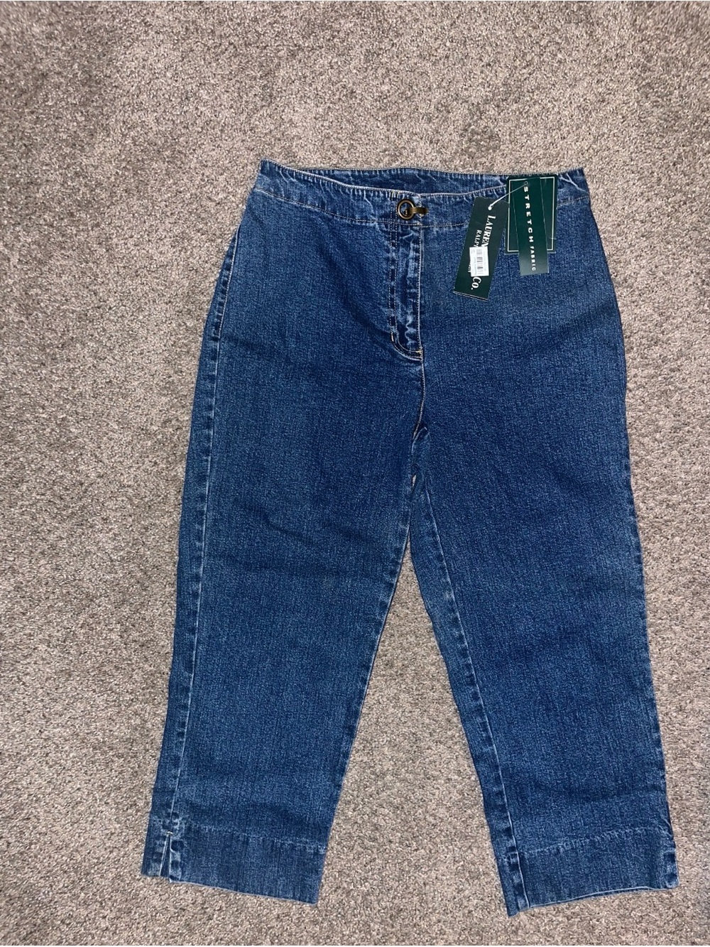 Lauren Ralph Lauren Dark Blue Ankle Crop Jeans